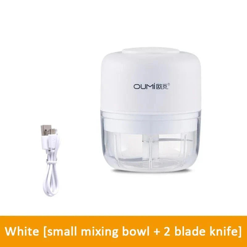 Versatile Electric Garlic Grinder - Efficiently grind garlic, ginger, spices, and more for delicious homemade meals and smoothies