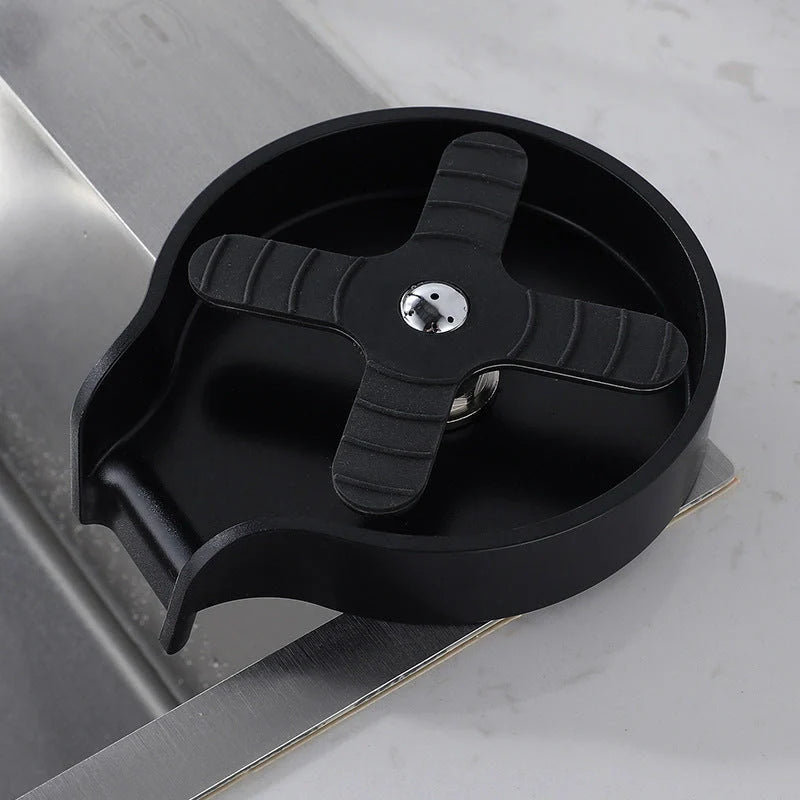 Stainless steel cup washer for home bar counter with electroplated surface