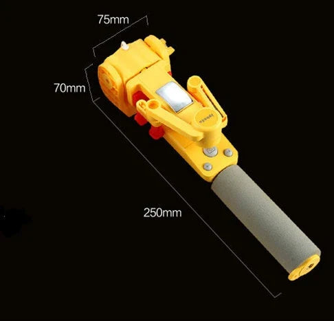 Panoramic 360-degree Rotating Bluetooth Selfie Stick with premium stainless steel and engineering plastic construction