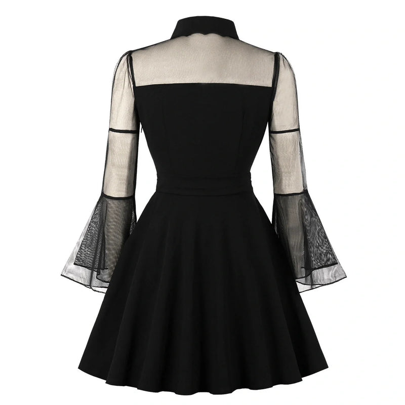 GiftHome UK Elegant Vintage Dress with Retro Flair
