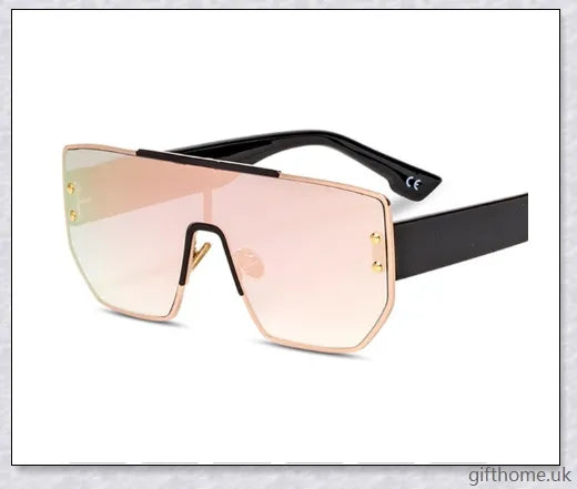 Stylish big frame sunglasses in a range of fashionable gold and silver finishes, providing 100% UV protection and durable scratch-resistant lenses.
