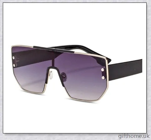 Stylish big frame sunglasses in a range of fashionable gold and silver finishes, providing 100% UV protection and durable scratch-resistant lenses.