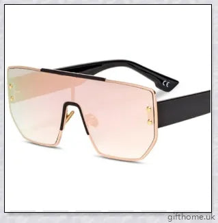 Stylish big frame sunglasses in a range of fashionable gold and silver finishes, providing 100% UV protection and durable scratch-resistant lenses.