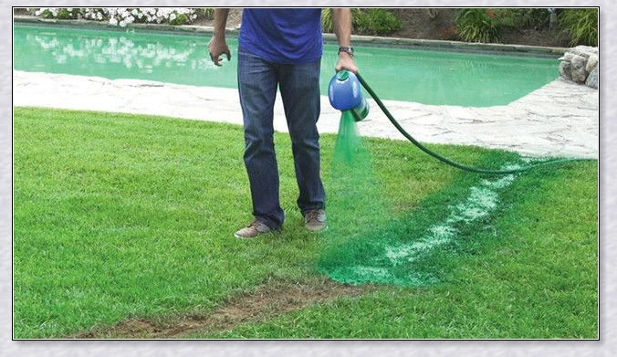 Hydro Mousse Liquid Lawn System - Spray-on formula that attaches grass seed directly to soil for effortless lawn repair