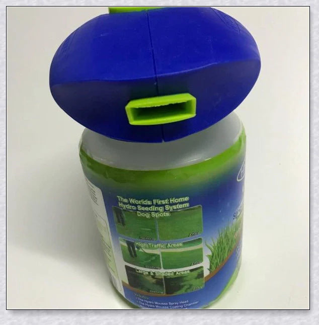 Hydro Mousse Liquid Lawn System - Spray-on formula that attaches grass seed directly to soil for effortless lawn repair
