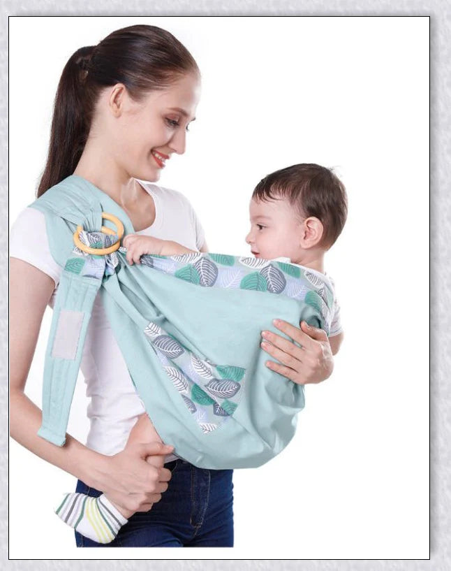 A stylish and versatile 3-in-1 ring sling baby carrier in various colours, designed to keep your little one close and comfortable while leaving your hands free.