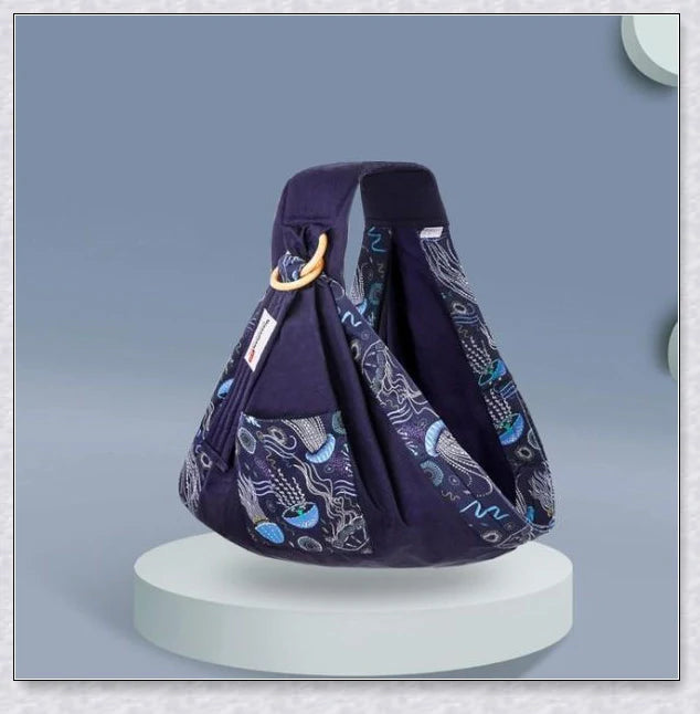 A stylish and versatile 3-in-1 ring sling baby carrier in various colours, designed to keep your little one close and comfortable while leaving your hands free.