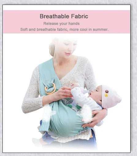 A stylish and versatile 3-in-1 ring sling baby carrier in various colours, designed to keep your little one close and comfortable while leaving your hands free.