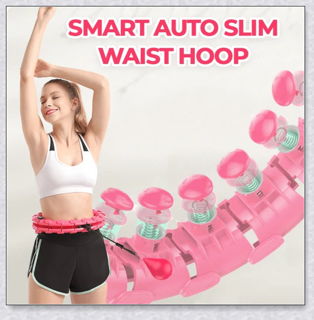 Smart Hula Hoop - Innovative, Adjustable Design for Effortless Waist Slimming