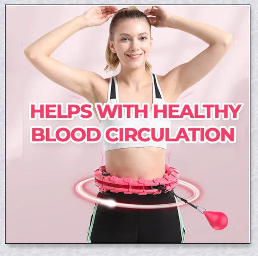 Smart Hula Hoop - Innovative, Adjustable Design for Effortless Waist Slimming