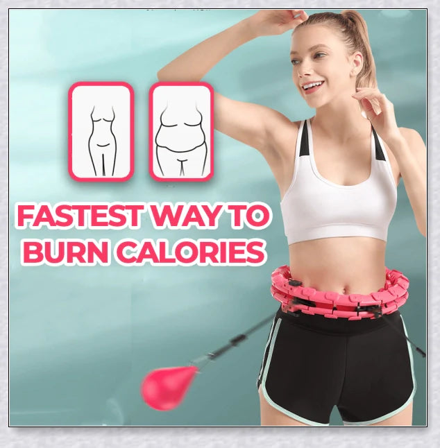 Smart Hula Hoop - Innovative, Adjustable Design for Effortless Waist Slimming