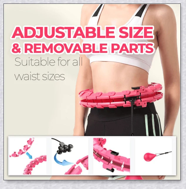 Smart Hula Hoop - Innovative, Adjustable Design for Effortless Waist Slimming