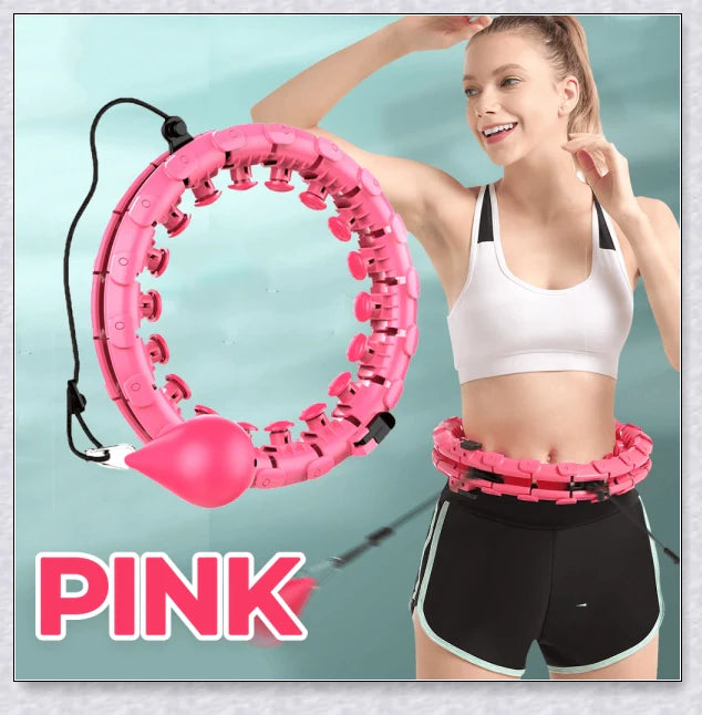 Smart Hula Hoop - Innovative, Adjustable Design for Effortless Waist Slimming