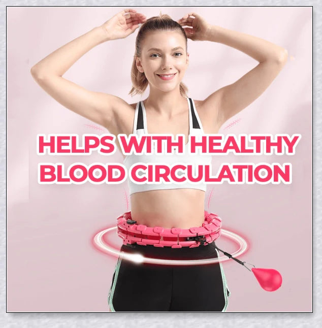 Smart Hula Hoop - Innovative, Adjustable Design for Effortless Waist Slimming