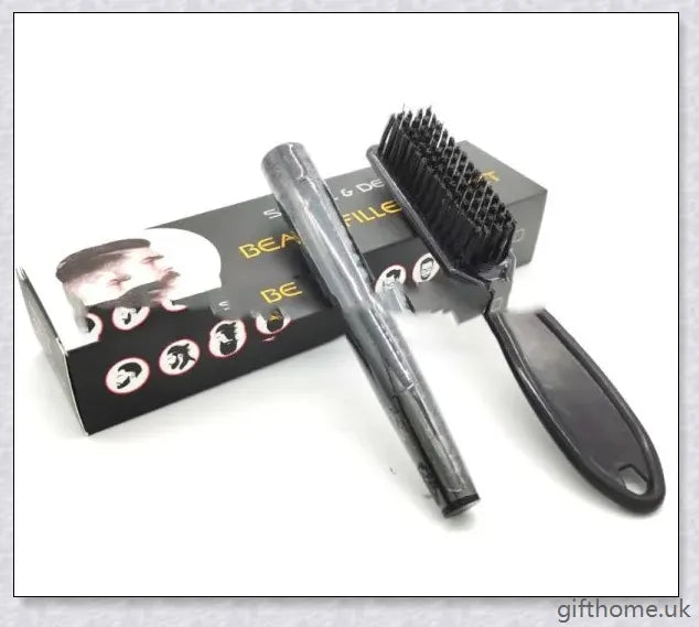 A natural beard filler pen kit for men, designed to fill in patchy areas and create a fuller, more uniform beard appearance.