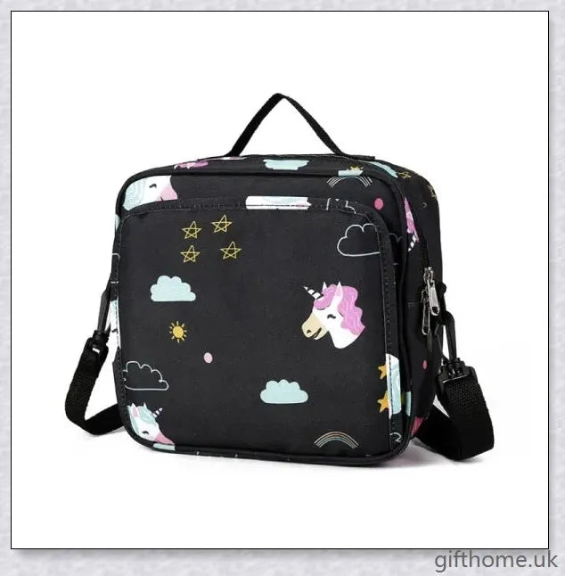 A versatile and stylish baby diaper bag with multiple compartments and soft handles for hands-free carrying.