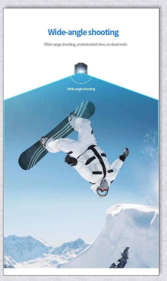 A compact, wearable body camera with a clip for hands-free recording of 1080P video footage