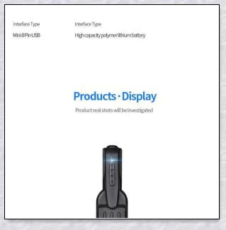 A compact, wearable body camera with a clip for hands-free recording of 1080P video footage