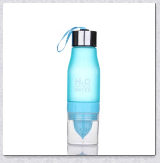 H2O Fruit Infusion Water Bottle with Vibrant Fruit Slices Floating Inside