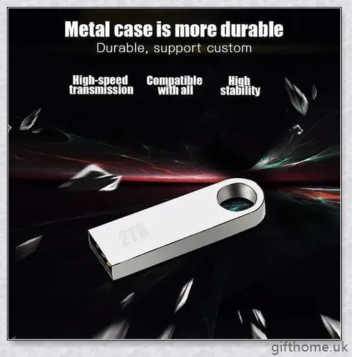 2TB USB 3.0 Flash Drive Memory Stick in various colors, featuring high storage capacity and durable construction