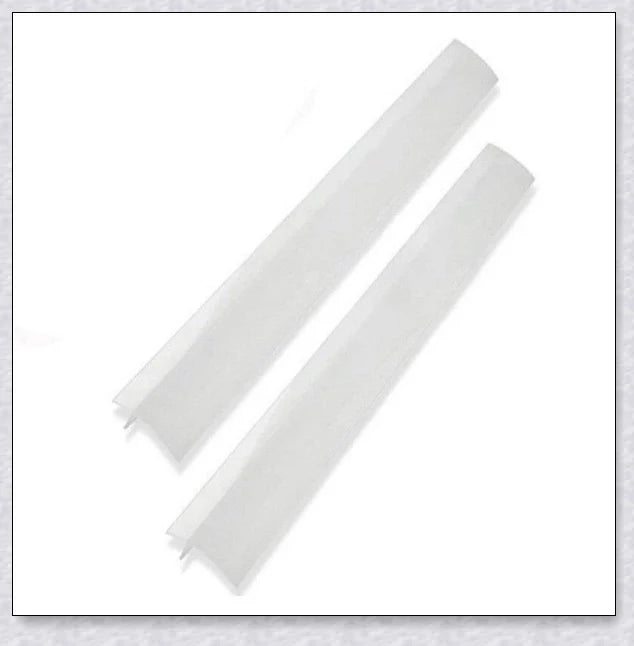 Stove Counter Gap Covers in silicone material, designed to prevent small items and spills from falling between the stove and countertop