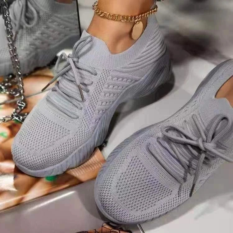 GiftHome Stylish and Comfortable Women's Knit Sneakers for Everyday Wear
