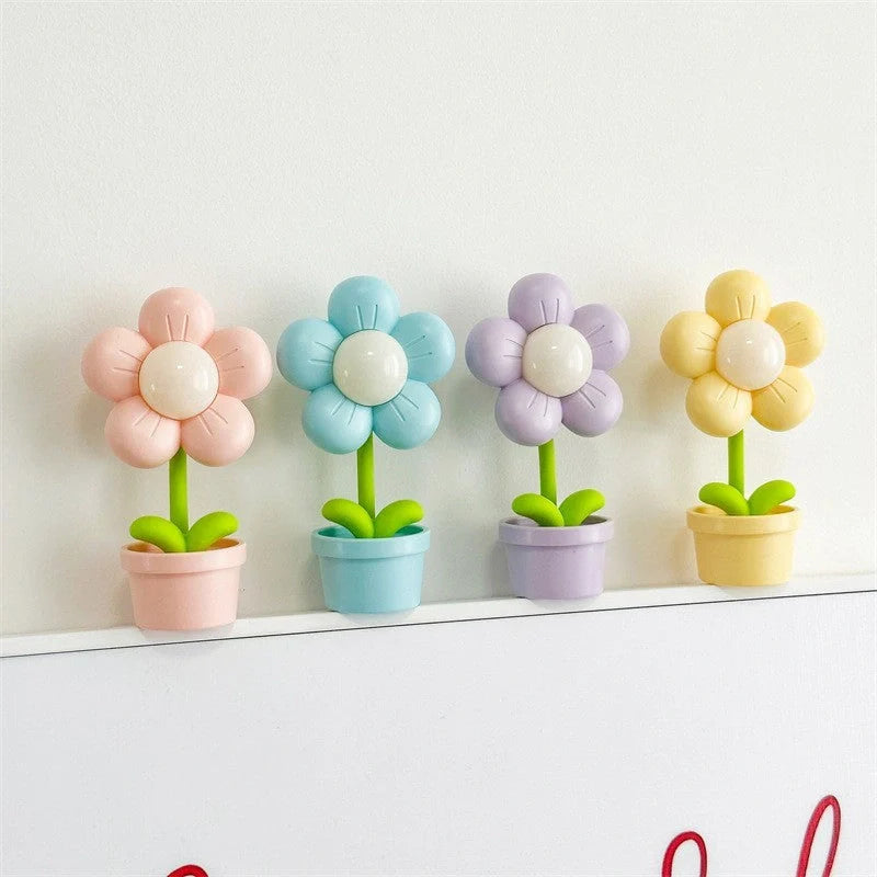 Mini Flower Night Lamp with warm LED light and cute flower design