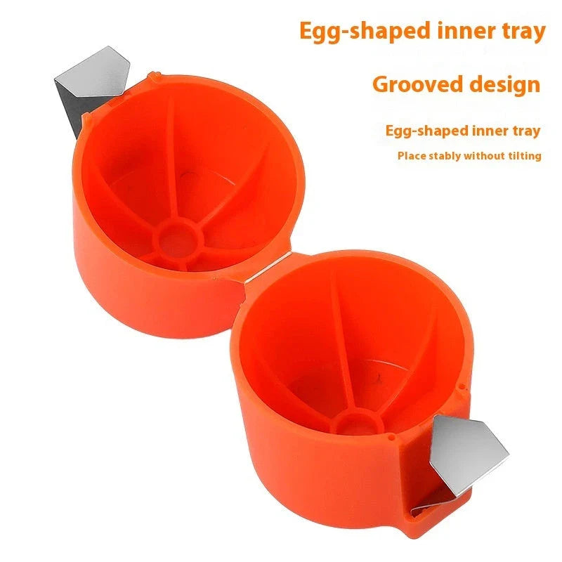 Premium Egg Separator & Beater - Mess-free egg cracking and easy egg beating for home baking