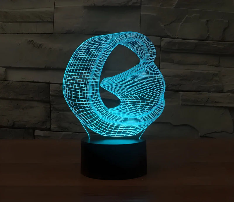 GiftHome UK Mesmerizing 3D Visual LED Night Lights - Optical Illusion Lamps for Home Decor