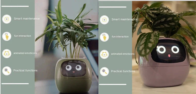 Smart Planter with AI and 7 sensors for easy plant care in various colours