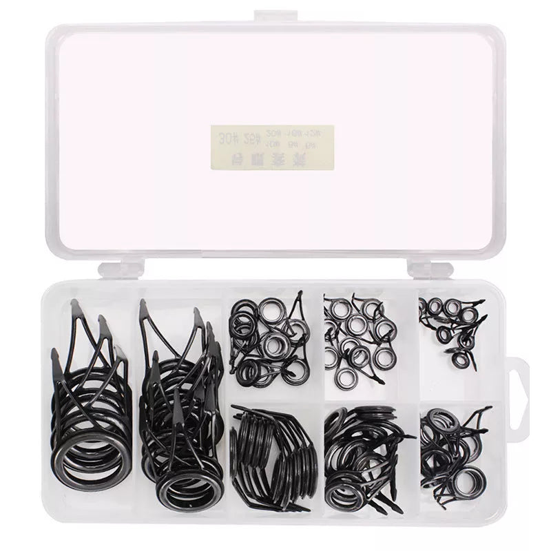 Yagan Fishing Rod Ceramic and High Carbon Steel Guide Eyes - 75pcs