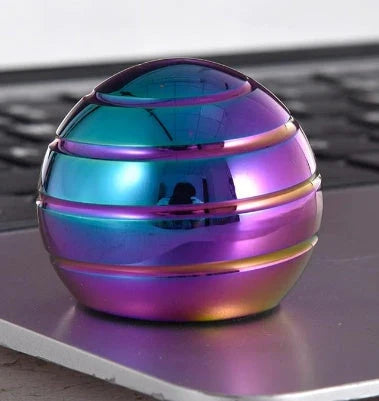 Mesmerizing desktop helix spinner with hypnotic optical illusion effect, perfect for focus, creativity, and stress relief