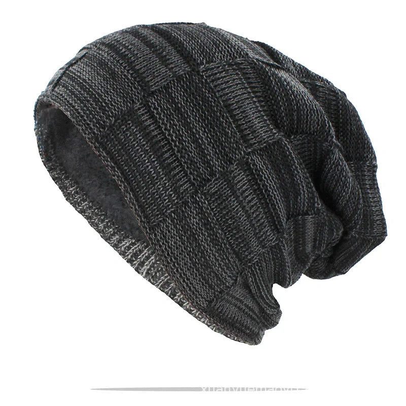 Unisex wool knitted beanie in various colours for winter warmth