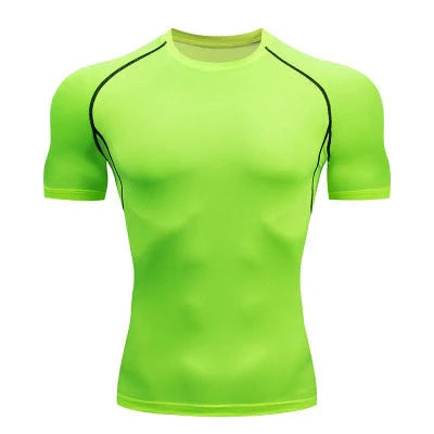 Solid colour quick-drying fitness short sleeve in milk silk and spandex blend