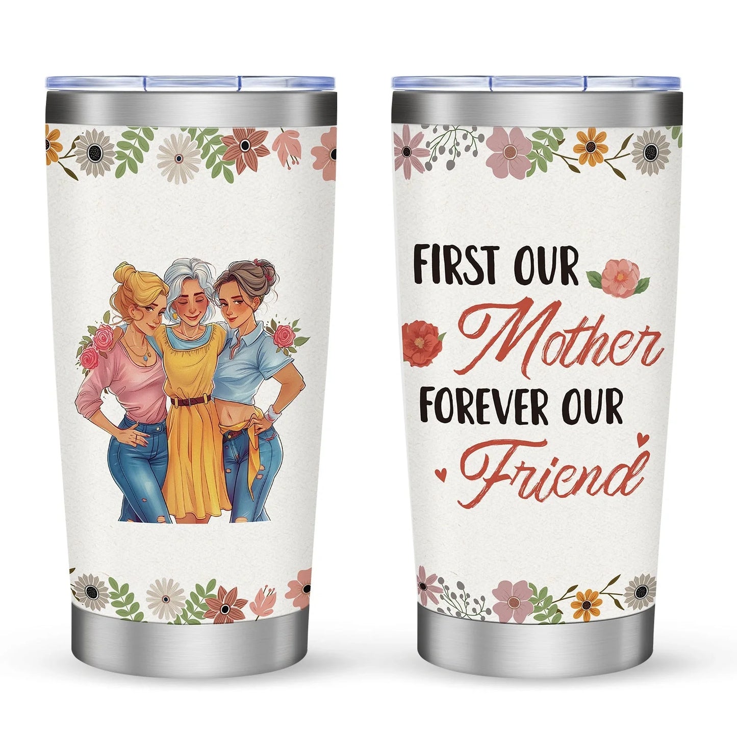 20oz Car Cup with secure lid, perfect for preventing spills during commutes