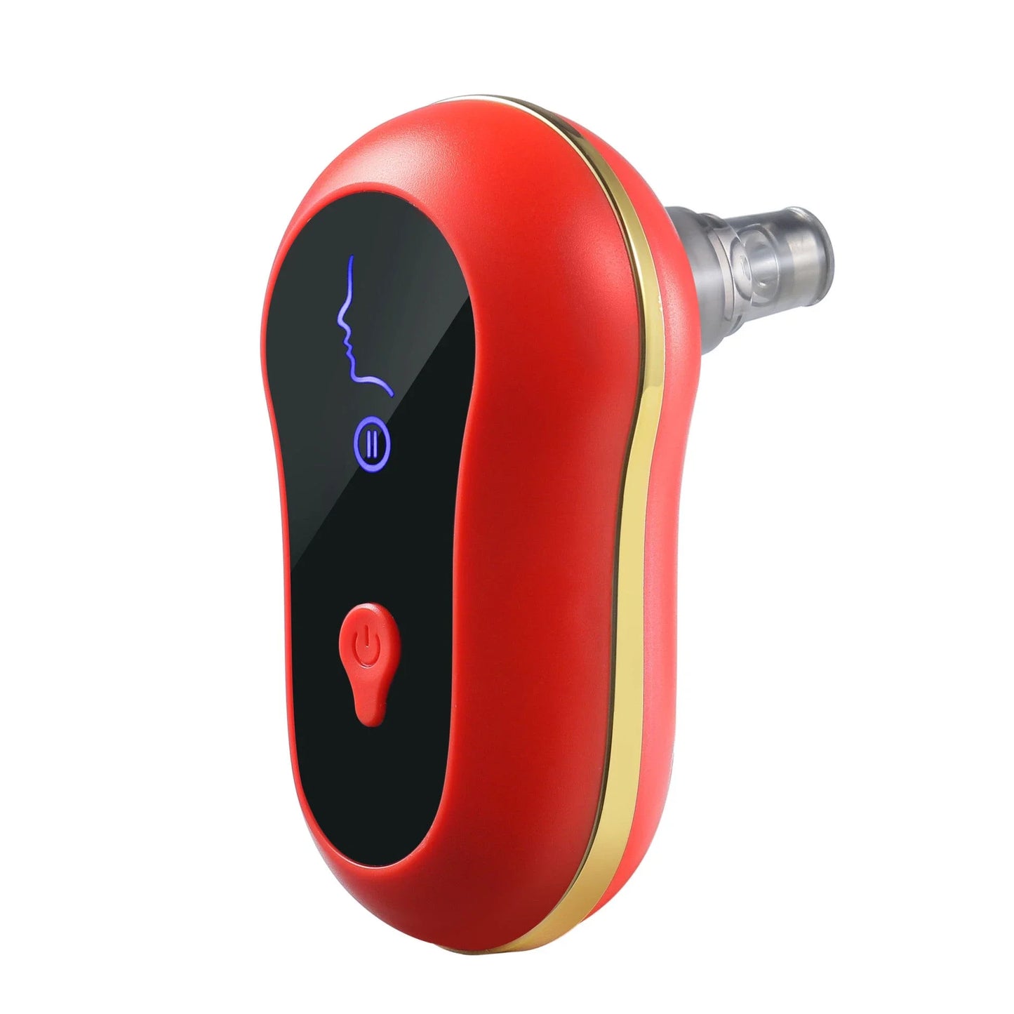 An electric pore vacuum cleaner with a white body and USB power source, designed to deep clean pores and remove blackheads for smooth, radiant skin.