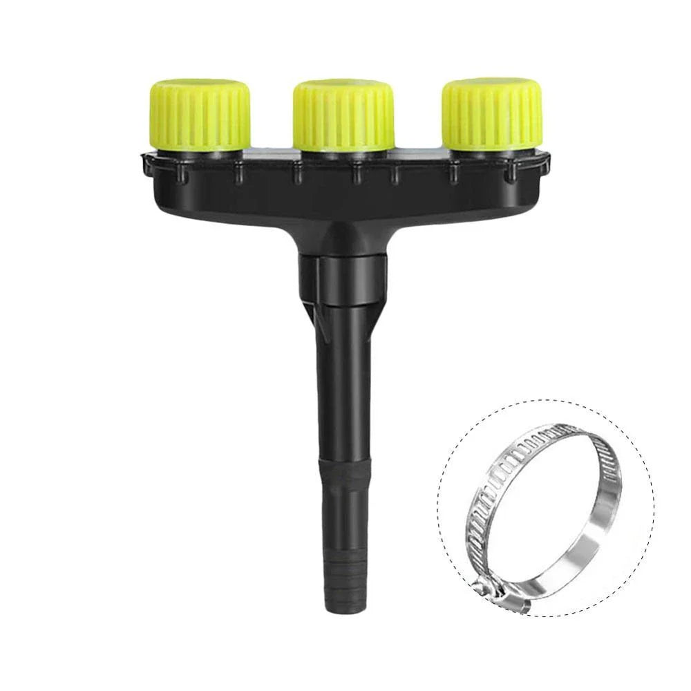 Adjustable garden sprinkler nozzles with versatile water flow for watering lawns, gardens, and crops
