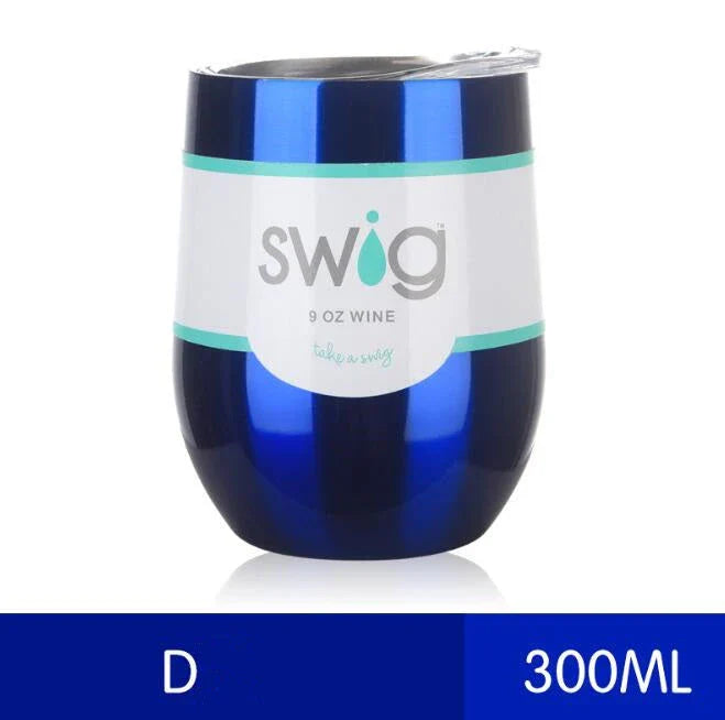 9 oz insulated stainless steel tumbler mug with lid in various vibrant colours, perfect for hot and cold beverages
