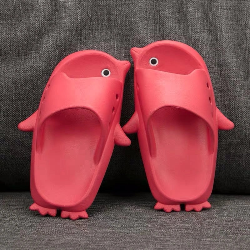 Children's penguin princess non-slip sandals in various colours