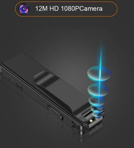 HD Night Vision Sports Camera with magnetic attachment for outdoor activities and adventures