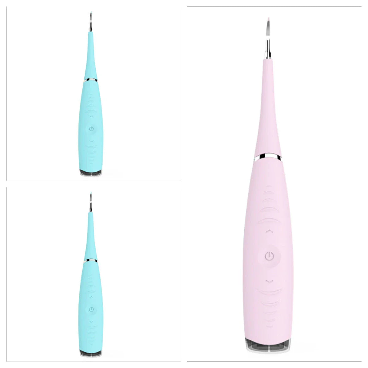 Waterproof Electric Toothbrush Cleaner with Vibrating Head, Silica Gel and ABS Materials, Ergonomic Handle for Effective Plaque and Tartar Removal
