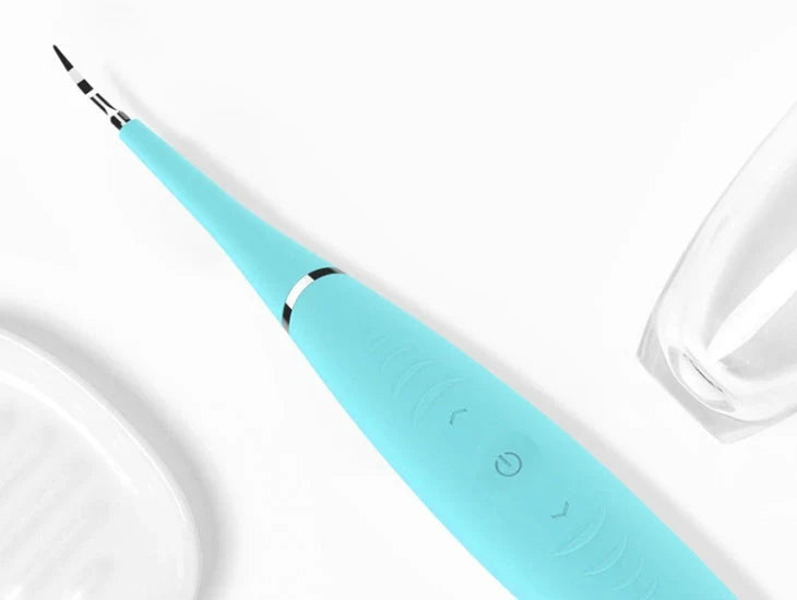 Waterproof Electric Toothbrush Cleaner with Vibrating Head, Silica Gel and ABS Materials, Ergonomic Handle for Effective Plaque and Tartar Removal