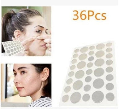 Discreet tea tree spot patches to fade acne marks and blemishes, with a transparent and ultra-thin design for natural-looking coverage.