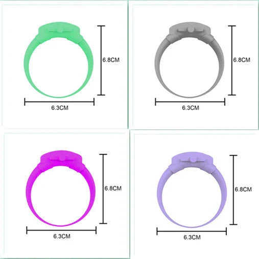 Premium wearable hand sanitiser dispenser bracelet in various colours, made with durable silicone TPU material