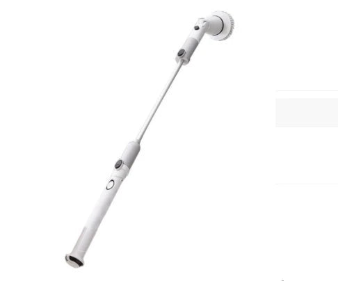 Versatile wireless electric cleaning brush with long retractable handle, suitable for cleaning tough stains and hard-to-reach areas in the home and car