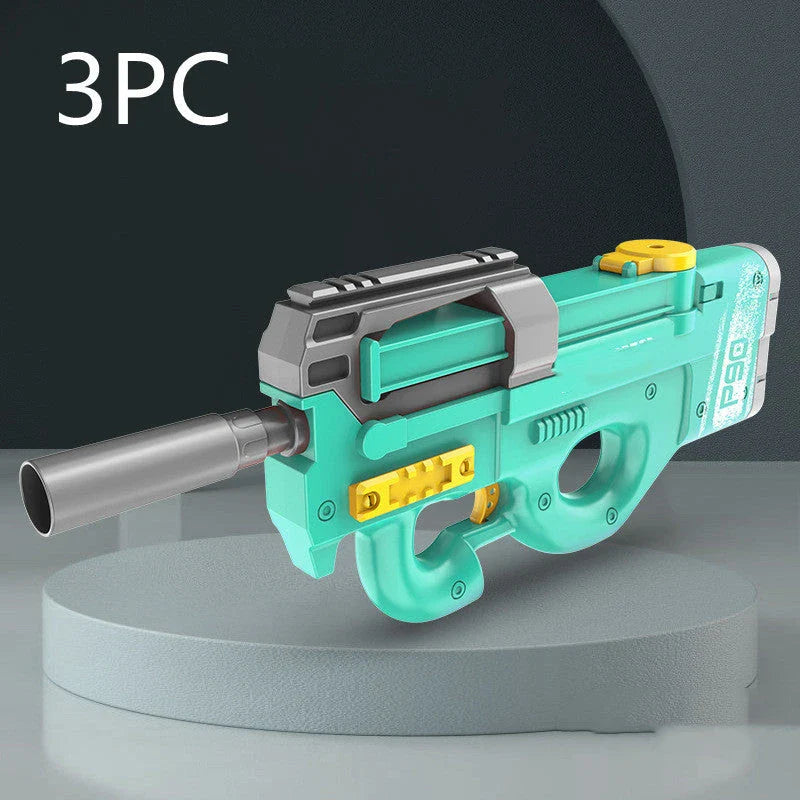 Premium high-powered electric water blaster with sleek design, long-range water stream, and large water capacity for endless summer fun