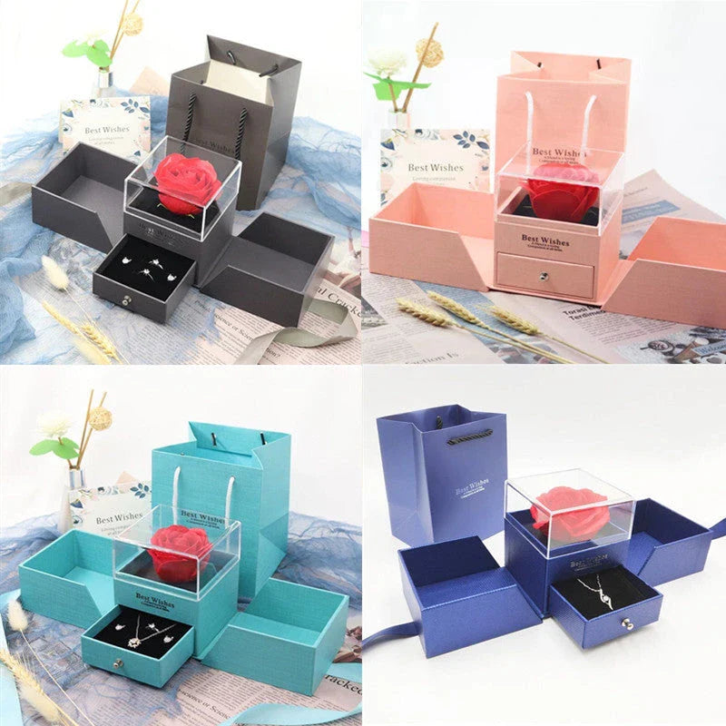 Eternal plastic rose in various colors, featuring lifelike petals and a durable design for long-lasting beauty and elegance