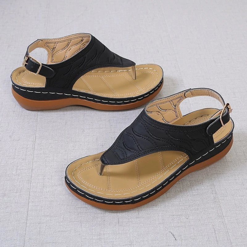 Wedge sandals for women with adjustable straps and a range of stylish color options