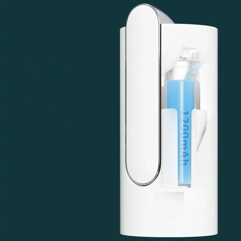 Portable folding USB water dispenser with automatic pump, compact and convenient for on-the-go hydration