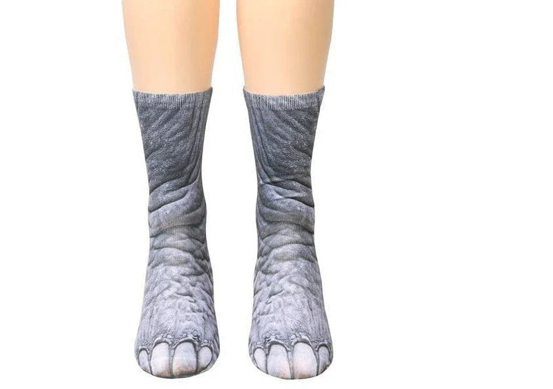 GiftHome UK Stylish 3D Animal Paw Socks - Cosy Claws for Every Occasion